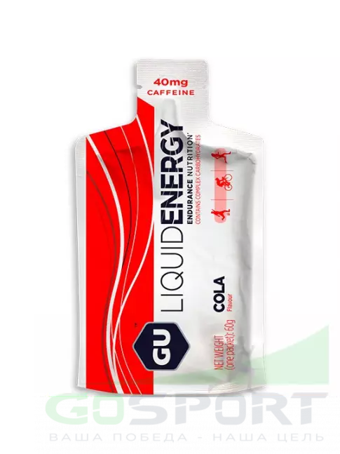 Гель питьевой GU Energy Labs GU Liquid Enegry Gel caffeine 60 г, Кола