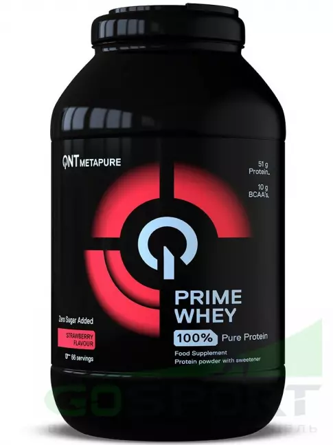 Комплексный протеин QNT PRIME WHEY 908 г, Клубника Комплексный протеин QNT PRIME WHEY 908 г, Клубника