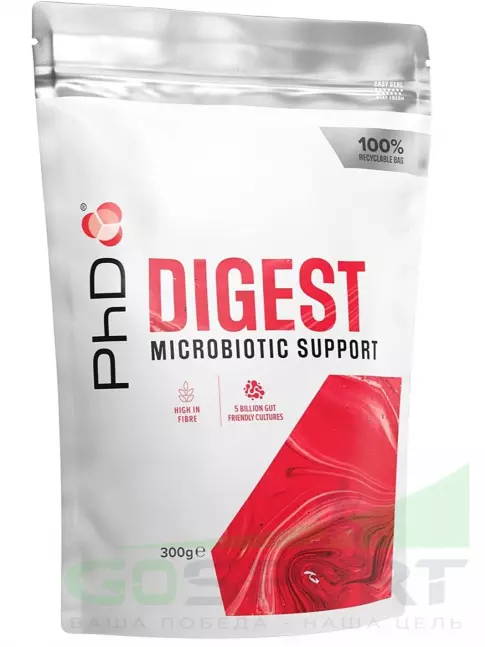 Пробиотик PhD Nutrition Digest Microbiotic Support 300 г Пробиотик PhD Nutrition Digest Microbiotic Support 300 г