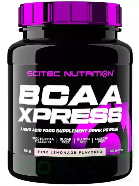 BCAA Scitec Nutrition BCAA Xpress 2:1:1 700 г, Розовый лимонад