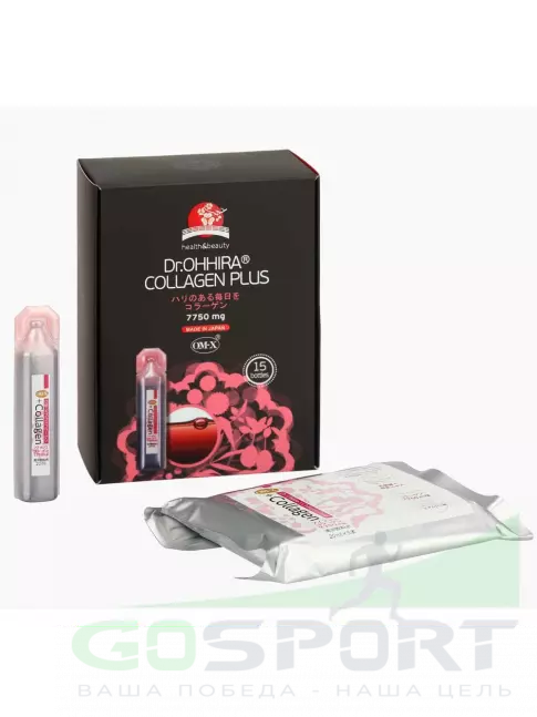 Коллаген жидкий Dr. Ohhira Collagen питьевой ОМ-Х плюс 15 флаконов по 20 мл