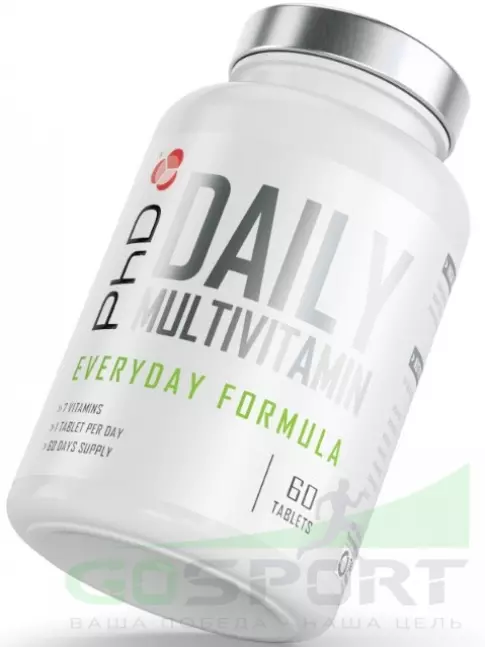 Витаминный комплекс PhD Nutrition PHD VMS MULTIVITAMIN DAYLI, 60 капсул Витаминный комплекс PhD Nutrition PHD VMS MULTIVITAMIN DAYLI, 60 капсул