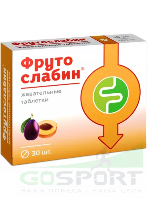 ЖКТ (Желудочно-Кишечный Тракт) ВИТАМИР Фрутослабин 30 таблеток ЖКТ (Желудочно-Кишечный Тракт) ВИТАМИР Фрутослабин 30 таблеток