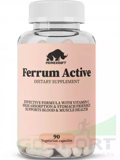 Витаминный комплекс PRIMEKRAFT FERRUM ACTIVE 90 веган капсул Витаминный комплекс PRIMEKRAFT FERRUM ACTIVE 90 веган капсул