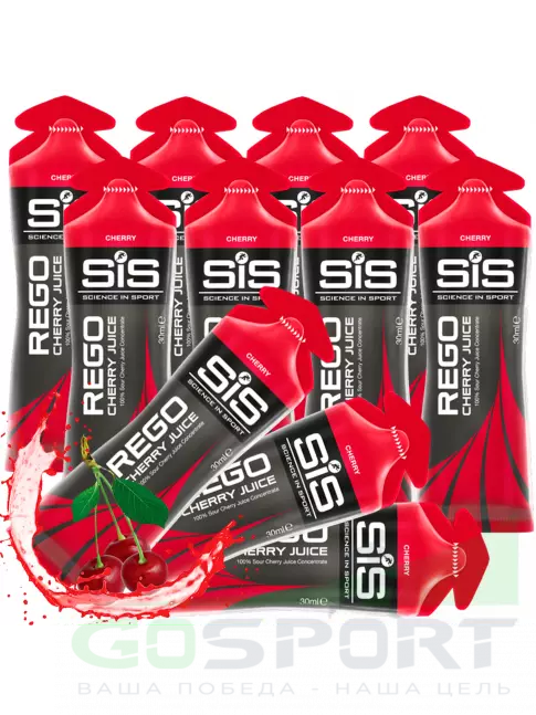 Восстановление SCIENCE IN SPORT (SiS) Rego Cherry Juice 11 x 30 мл, Вишня Восстановление SCIENCE IN SPORT (SiS) Rego Cherry Juice 11 x 30 мл, Вишня