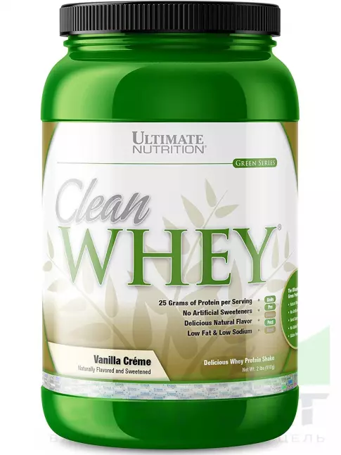 Сывороточный протеин Ultimate Nutrition Clean Whey Protein Blend 910 г, Ванильный крем