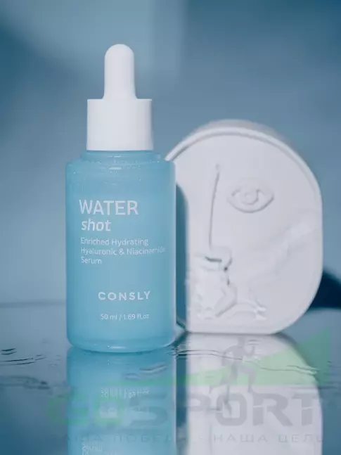 Сыворотки для лица CONSLY WATER SHOT Enriched Hydrating Hyaluronic and Niacinamide Serum 50 мл