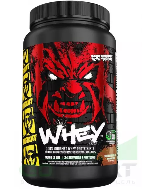 Сывороточный протеин Mutant Whey 908 г, Тройной шоколад Сывороточный протеин Mutant Whey 908 г, Тройной шоколад
