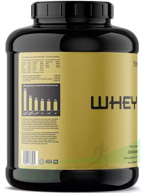 Сывороточный протеин Ultimate Nutrition Whey Gold 2270 г, Ваниль