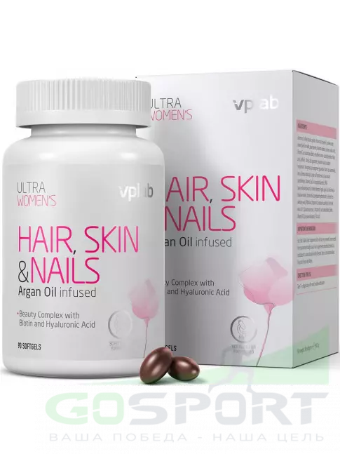 Витамины для женщин VP Laboratory Ultra Women’s Hair, Skin, Nails 90 капсул