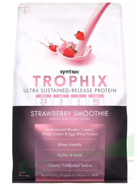 Комплексный протеин SYNTRAX Trophix 2270 г, Клубничный смузи