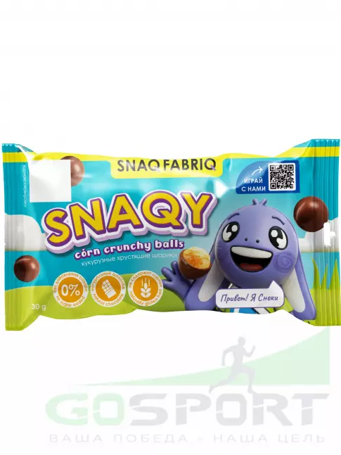Протеиновый батончик SNAQ FABRIQ Драже 30 г, Шарики кукурузные в шоколаде Протеиновый батончик SNAQ FABRIQ Драже 30 г, Шарики кукурузные в шоколаде