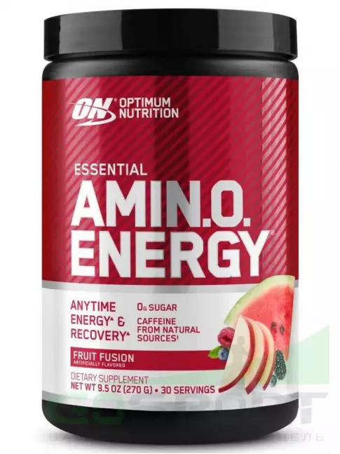 Аминокислоты Optimum Nutrition Essential Amino Energy 270 г, Фруктовый взрыв Аминокислоты Optimum Nutrition Essential Amino Energy 270 г, Фруктовый взрыв