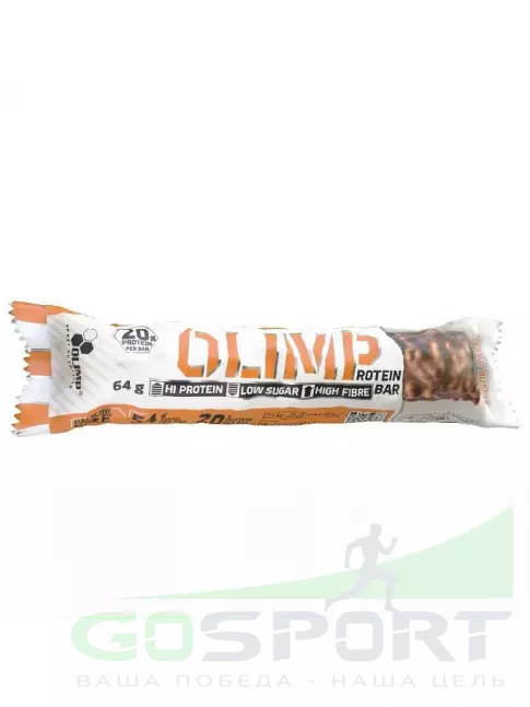 Протеиновый батончик OLIMP Protein Bar 64 г 64 г, Арахисовое масло Протеиновый батончик OLIMP Protein Bar 64 г 64 г, Арахисовое масло