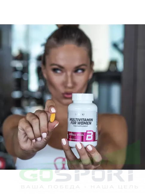 Витамины для женщин BioTechUSA Multivitamin For Women ДУБЛЬ 60 таблеток