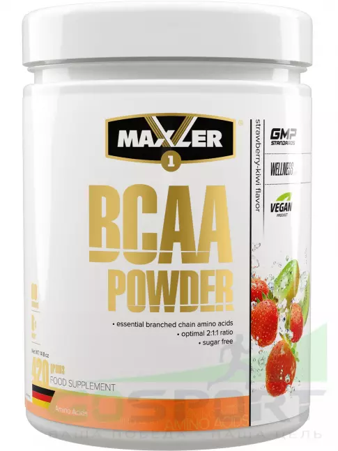 BCAA MAXLER BCAA Powder 6000 mg 2:1:1 Sugar Free EU 420 г, Клубника - Киви BCAA MAXLER BCAA Powder 6000 mg 2:1:1 Sugar Free EU 420 г, Клубника - Киви