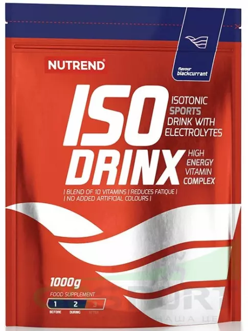 Изотоник NUTREND Isodrinx 1000 г, Черная смородина Изотоник NUTREND Isodrinx 1000 г, Черная смородина