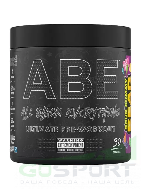 Предтреник в порошке APPLIED NUTRITION ABE - Pre-Workout 315 г, Кислый Мармелад Предтреник в порошке APPLIED NUTRITION ABE - Pre-Workout 315 г, Кислый Мармелад