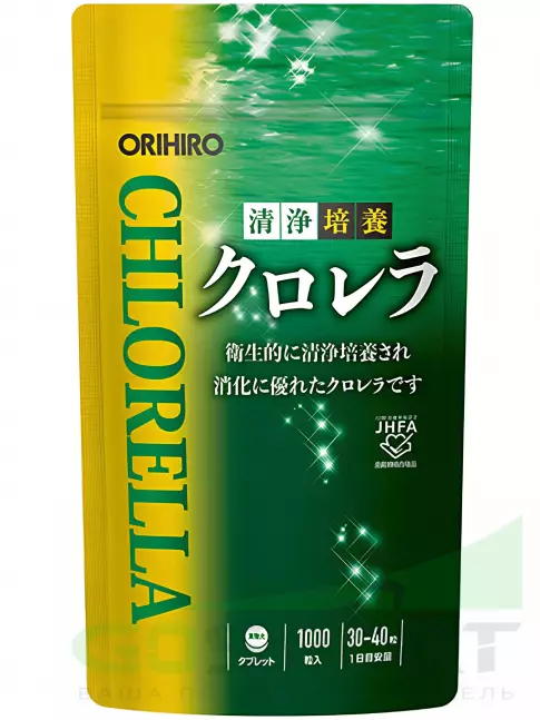 Для иммунитета Orihiro Хлорелла 1000 таблеток Для иммунитета Orihiro Хлорелла 1000 таблеток