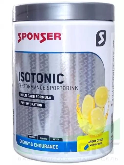 Изотоник SPONSER ISOTONIC 500 г, Цитрус Изотоник SPONSER ISOTONIC 500 г, Цитрус