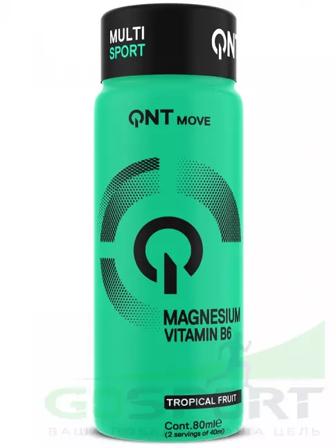Магний QNT MAGNESIUM + VITAMIN B6 12 x 80 мл, Тропические фрукты Магний QNT MAGNESIUM + VITAMIN B6 12 x 80 мл, Тропические фрукты