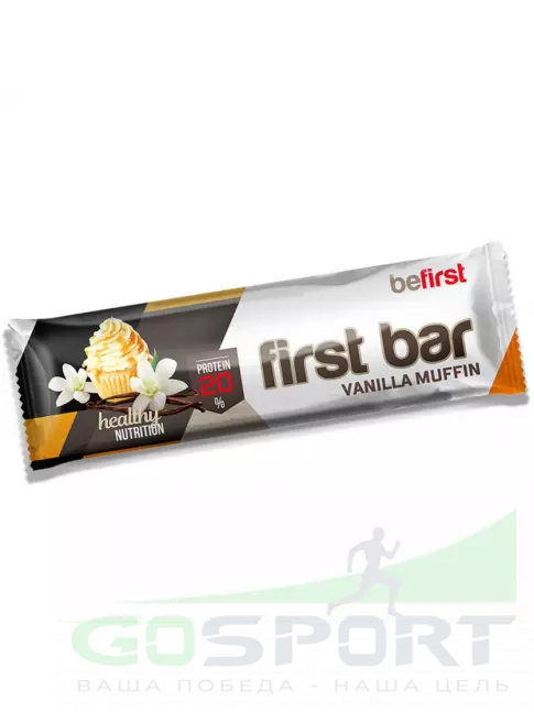 Протеиновый батончик Be First First bar углеводно-протеиновый батончик 3 x 40 г, Ваниль