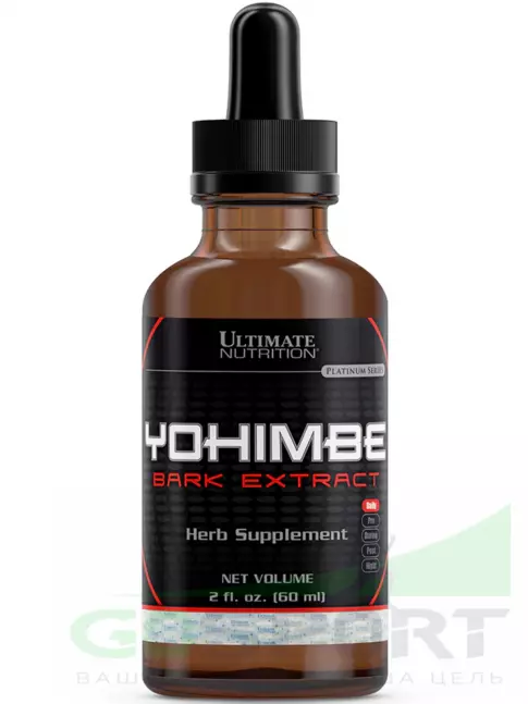 Тестобустеры Ultimate Nutrition Yohimbe Bark Liquid Extract 60 мл Тестобустеры Ultimate Nutrition Yohimbe Bark Liquid Extract 60 мл