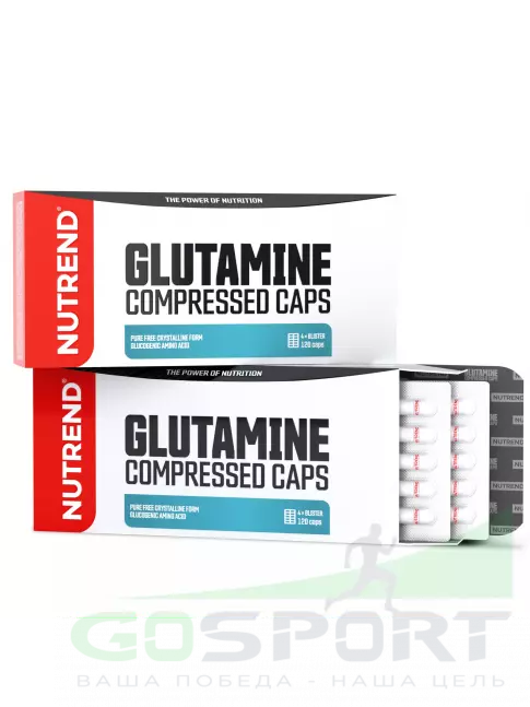 L-Глютамин NUTREND GLUTAMINE COMPRESSED CAPS 120 капсул L-Глютамин NUTREND GLUTAMINE COMPRESSED CAPS 120 капсул