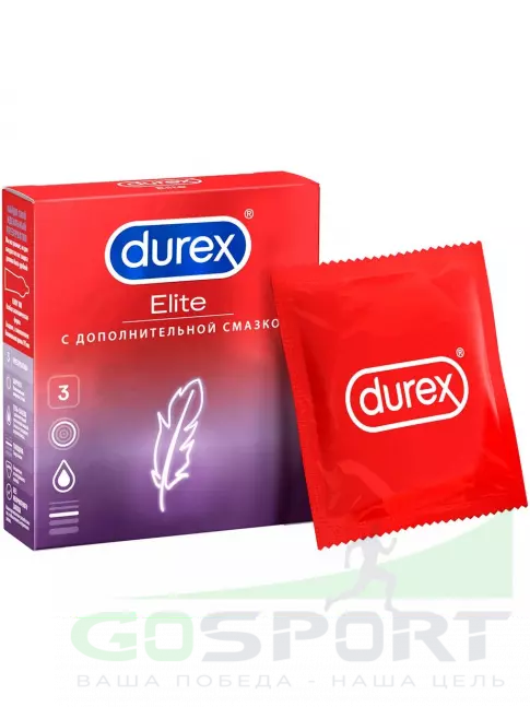 Презервативы Durex Elite (сверхтонкие) 3 шт