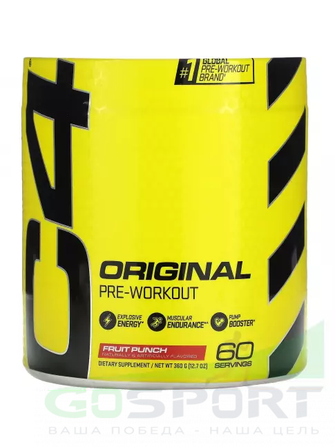 Предтреник в порошке Cellucor C4 Pre-Workout 360 г, Фруктовый пунш
