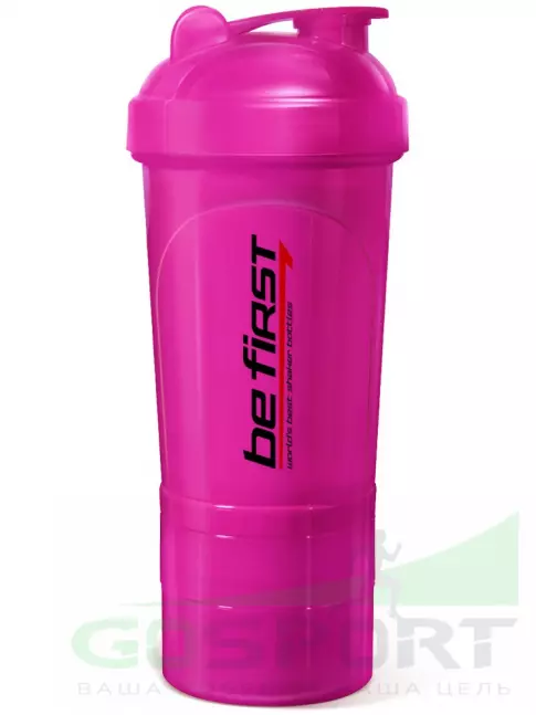 Шейкер 600 мл Be First Shaker 3in1 TS1352 500 мл, Розовый Шейкер 600 мл Be First Shaker 3in1 TS1352 500 мл, Розовый