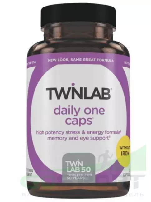 Витаминный комплекс Twinlab Daily One Caps без железа 60 капсул