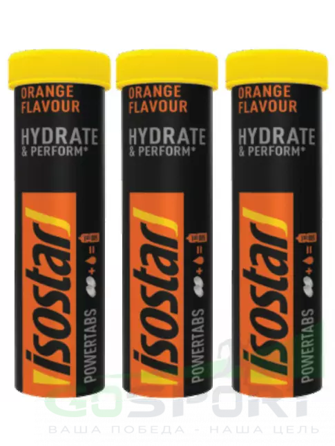 Изотоник Isostar Powertabs 3 х 10 таблеток, Апельсин Изотоник Isostar Powertabs 3 х 10 таблеток, Апельсин