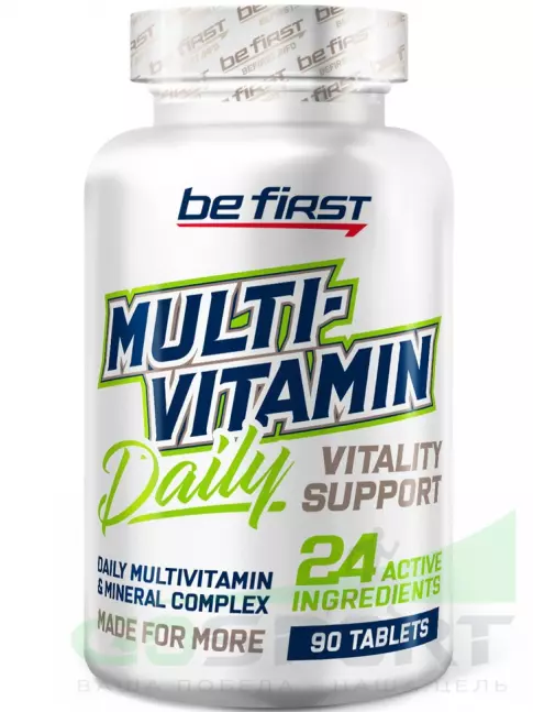 Витаминный комплекс Be First Multivitamin Daily 90 таблеток Витаминный комплекс Be First Multivitamin Daily 90 таблеток