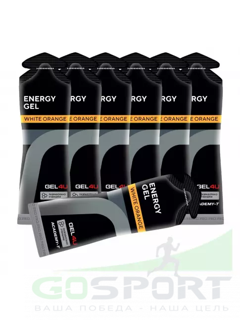 Гель питьевой GEL4U Energy GEL 7 x 60 г, Апельсин