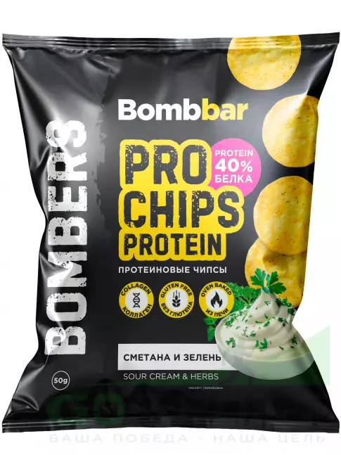 Чипсы BombBar Protein Chips 4 x 50 г, Микс 2 Чипсы BombBar Protein Chips 4 x 50 г, Микс 2