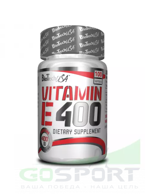 Витамин E BioTechUSA Vitamin E 400 100 капсул Витамин E BioTechUSA Vitamin E 400 100 капсул