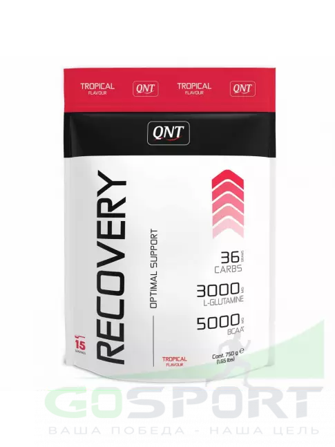 Восстановление QNT Recovery 750 г, Тропические фрукты Восстановление QNT Recovery 750 г, Тропические фрукты