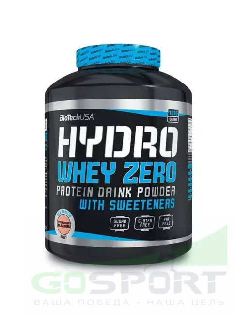 Изолят протеина BioTechUSA Hydro Whey Zero 1816 г, Шоколад с орехами Изолят протеина BioTechUSA Hydro Whey Zero 1816 г, Шоколад с орехами