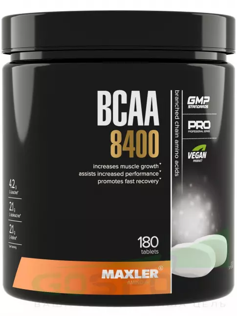 BCAA MAXLER BCAA 8400 mg 2:1:1 180 таблеток BCAA MAXLER BCAA 8400 mg 2:1:1 180 таблеток
