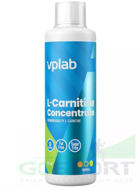 L-Карнитин жидкий VP Laboratory L-CARNITINE-CONCENTRATE 500 мл, Тропические фрукты L-Карнитин жидкий VP Laboratory L-CARNITINE-CONCENTRATE 500 мл, Тропические фрукты