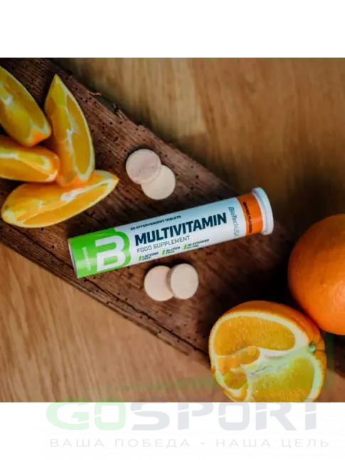 Витаминный комплекс BioTechUSA Multivitamin 20 шипучих таблеток, Апельсин