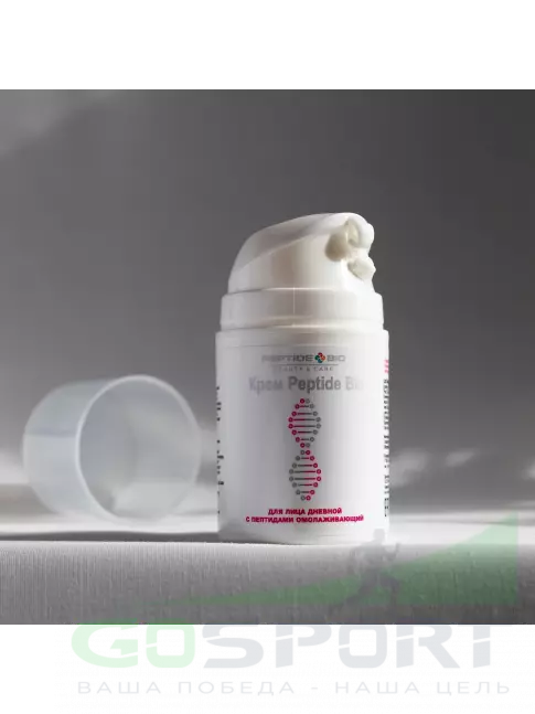 Уход за телом PeptideBio Крем для лица дневной с пептидами омолаживающий 50 мл Уход за телом PeptideBio Крем для лица дневной с пептидами омолаживающий 50 мл