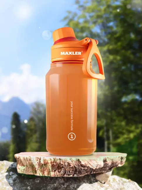 Шейкер 700 мл MAXLER Water Bottle Shake&Mix 750 мл, Оранжевый Шейкер 700 мл MAXLER Water Bottle Shake&Mix 750 мл, Оранжевый