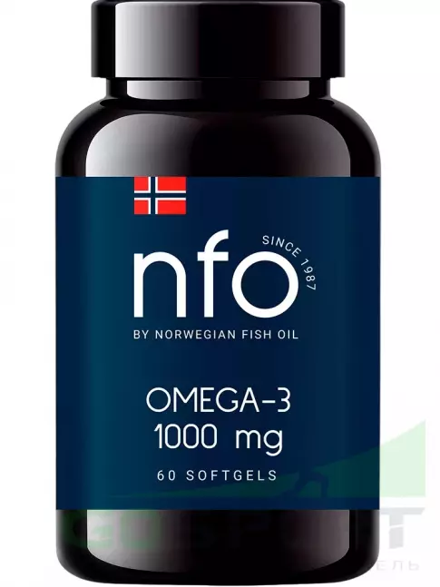 Омега-3 NFO Omega-3 1000 mg 60 капсул Омега-3 NFO Omega-3 1000 mg 60 капсул