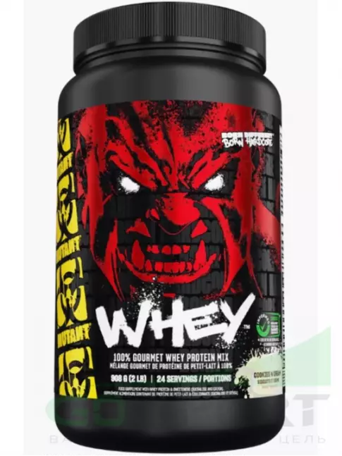 Сывороточный протеин Mutant Whey 908 г, Печенье с Кремом Сывороточный протеин Mutant Whey 908 г, Печенье с Кремом