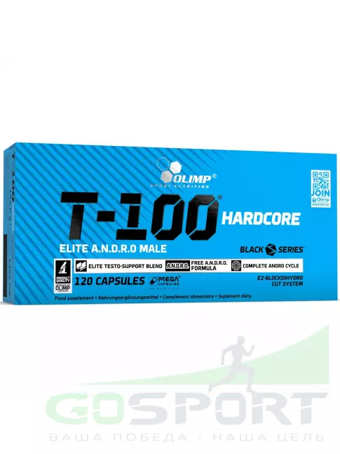 Тестобустеры OLIMP T-100 Hardcore 120 капсул Тестобустеры OLIMP T-100 Hardcore 120 капсул