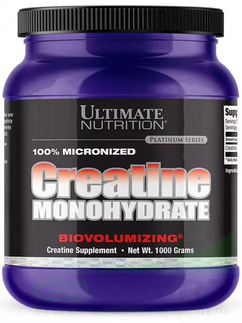 Микронизированный креатин Ultimate Nutrition 100% Micronized Creatine Monohydrate 1000 г Микронизированный креатин Ultimate Nutrition 100% Micronized Creatine Monohydrate 1000 г