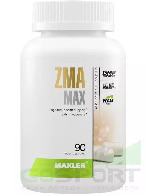 Магний+цинк+B6 MAXLER ZMA Max (USA) 90 капсул Магний+цинк+B6 MAXLER ZMA Max (USA) 90 капсул