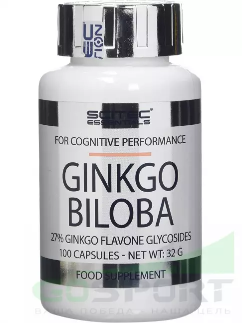 Адаптогены Scitec Nutrition Ginkgo Biloba 100 таблеток Адаптогены Scitec Nutrition Ginkgo Biloba 100 таблеток